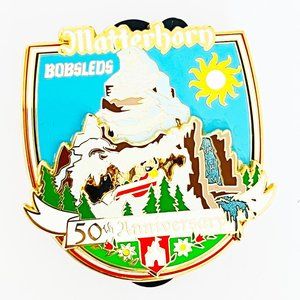 Disney DLR Matterhorn Bobsleds 50th Anniversary Limited Edition 1000 Pin